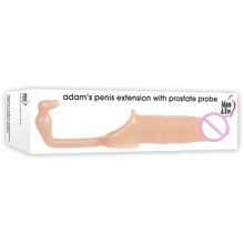 Насадка з анальним стимулятором Adam S Penis Extension W Anal Leash, 15х5 см: Для кого Для чоловіків