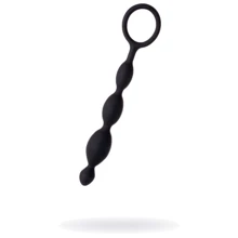Анальний ланцюжок Toyfa A-Toys Anal Beads S-Seiz, чорний: Для кого Унисекс