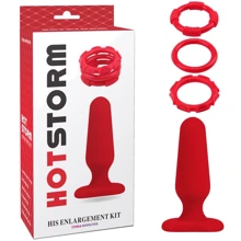 Набор из 4 предметов Chisa Hot Storm His Enlargement Kit Red: Для кого Для мужчин