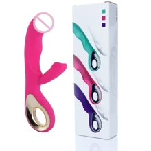 Вібромасажер для точки G Boss Series - Wibrator RABBIT G-spot, PINK: Для кого Для жінок