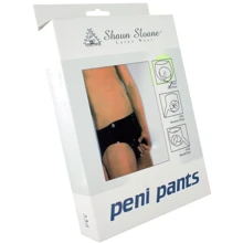 Чоловічі латексні труси з внутрішнім анальним стимулятором Sharon Sloane Latex Anal Pants, S: Для кого Для чоловіків
