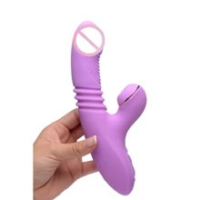 Вибратор-кролик Inmi Shegasm Pro-Thrust Thrusting Suction Rabbit с вакуумным стимулятором клитора: Для кого Для женщин