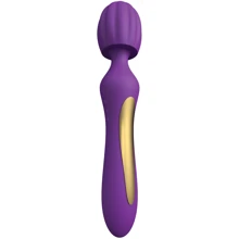 Kama Sutra Bhangra Full Body Massager - унівесальний вибромассажер зі змінними насадками, фіолетовий: Для кого Для жінок