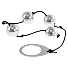 Анальні буси Kinx Heavy Metal Anal Beads Silver, 22.5x2 см: Для кого унісекс
