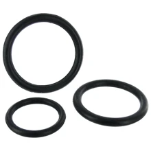 Набор эрекционных колец Trinity Vibes Black Triple Cock Ring Set, 3 шт (чёрный): Производитель Trinity Vibes