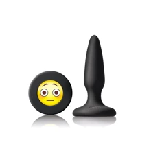 NS Novelties Mojis Mini Plug #OMG маленькая анальная пробка, 7x2 см, черный: Для кого Унисекс