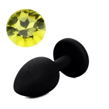 Силиконовая анальная пробка с кристаллом Silicon Black 03 ( размер S ), SKN-SIL-BLACK 03: Для кого Унисекс