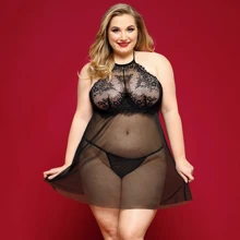 Сексуальний пеньюар із стрінгами JSY P91157 Plus Size: Для кого Для женщин