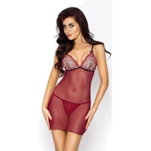 Сексуальный пеньюар Passion WHITNEY CHEMISE red L/XL: Для кого Для женщин