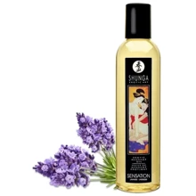 Массажное масло Shunga Sensation - Lavender (250 мл): Тип Масло