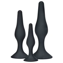 Набір анальних пробок Curvy Companions Kit 3Pcs: Для кого унісекс