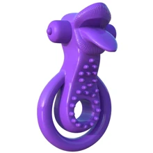 Стимулятор клитора и эрекционное кольцо Lovely Licks Couples Ring Purple: Производитель Pipedream