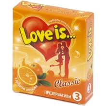 Ароматизовані презервативи Love... апельсин, 3 шт: Тип Ароматизированные