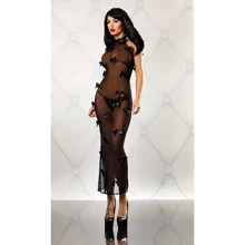 Сексуальна сорочка Lolitta Bedroom Diva chemise S / M, чорний: Для кого Для жінок