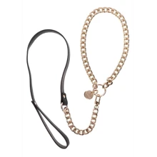 Ошейник с поводком Taboom Statement Collar and leash (розовое золото): Производитель Taboom