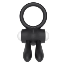 Эрекционное виброкольцо LoveToy Power Clit Cockring, Black: Производитель LOVETOY