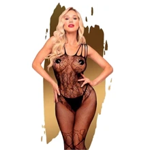 Бодистокинг из сетки и кружева Penthouse DIRTY MIND (черный, XL): Для кого Для женщин
