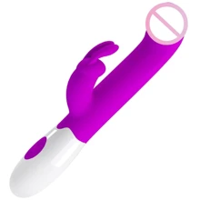 Вібратор-кролик із великою головкою Pretty Love Scentaur Clit Vibrator Purple: Для кого Для жінок