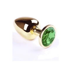Анальна пробка, Gold Chrysolite, L: Для кого унісекс