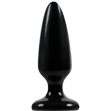 Анальная пробка Pleasure Plug - Medium, черный: Для кого Унисекс