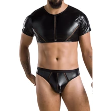Сексуальный комплект Passion 057 SET PETER black L/XL: Для кого Для мужчин