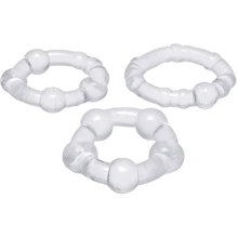 Набор эрекционных колец Trinity Vibes Clear Performance Erection Rings, 3 шт: Производитель Trinity Vibes