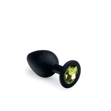 Анальний корок CRYSTAL Black Silicone Chrysolite, L: Для кого Унисекс