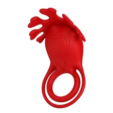 Виброкольцо для члена Pretty Love Vibrant Penis Ring Ruben Red: Производитель LYBAILE