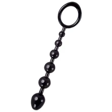 Анальная цепочка Toyfa A-Toys Anal Beads S-Seiz, черная: Для кого Унисекс