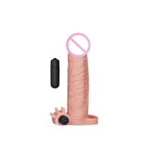 Насадка с вибрацией LoveToy Pleasure X-Tender Vibrating Penis Sleeve Flesh Add 2", Flesh: Для кого Для мужчин