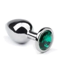 Анальная пробка Silver Emerald ( размер S ): Для кого Унисекс