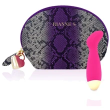 Вібратор для точки G Rianne S: Boa Mini Pink + чохол-косметичка: Для кого Для жінок