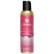 Масажна олія з ароматом ягід Dona Massage Oil Blushing Berry, 110 мл: Тип Масло