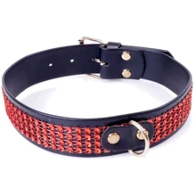 Ошейник с кристаллами Fetish Boss Series - Collar with crystals Red (BS3300110): Производитель Fetish Boss Series