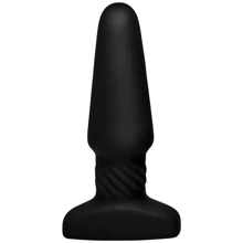 Анальная пробка с вибрацией Rimmers Slim R Smooth Rimming Plug With Remote (черный): Для кого Унисекс