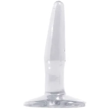 Анальная пробка Basix Mini Butt Plug, 11x2 см, прозрачный: Для кого Унисекс