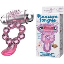 Эрекционное кольцо с вибрацией Pleasure Tongue Ring, BI-014075: Производитель LYBAILE