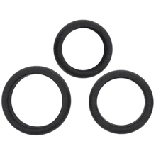 Эрекционные кольца Topco Hombre Xtra Stretch Silicone C-Bands 3-Pack, черный: Производитель Topco Sales
