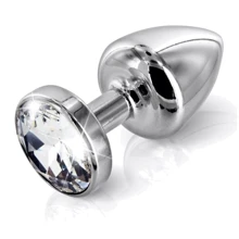 Анальна пробка з стразами Diogol ANNI round stainless steel 35мм: Для кого унісекс