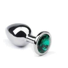 Анальная пробка Silver Emerald (размер M): Для кого Унисекс