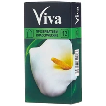 Презервативи VIVA класичні 12 шт: Тип Класичні