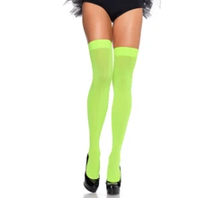 Непрозрачные нейлоновые чулки Leg Avenue OS Neon Green: Для кого Для женщин