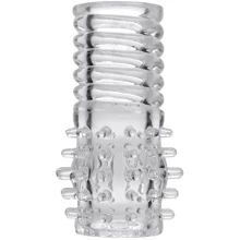 Насадка на пенис Size Matters Textured Clear Girth Enhancer Clear: Для кого Для мужчин