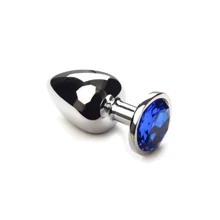 Анальна пробка, Silver Sapphire, L: Для кого унісекс