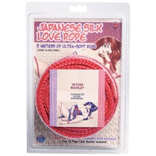 Веревка для связывания 5м, Japanese Silk Love Rope, красный: Производитель Topco Sales
