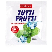 Оральный лубрикант Tutti-frutti Сладкая Мята, 4 ml: Для кого Унисекс