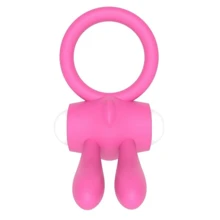 Эрекционное виброкольцо LoveToy Power Clit Cockring, Pink: Производитель LOVETOY