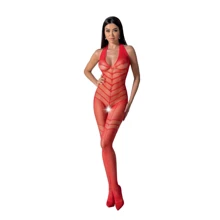 Бодістокінг із плетенням на животику Passion BS100 One Size red: Для кого Для женщин