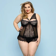 Сексуальний набір JSY Р91133 (corset, thong) Plus Size: Для кого Для женщин
