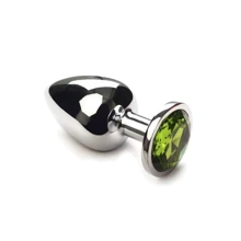 Анальная пробка утяжеленная CRYSTAL Silver Chrysolite, L: Для кого Унисекс